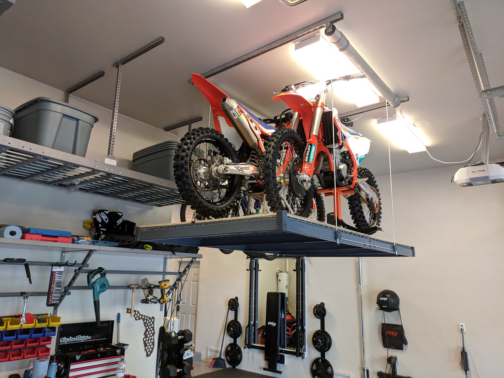 Garage Storage Pictures From Customer Installation – Auxx-lift Store