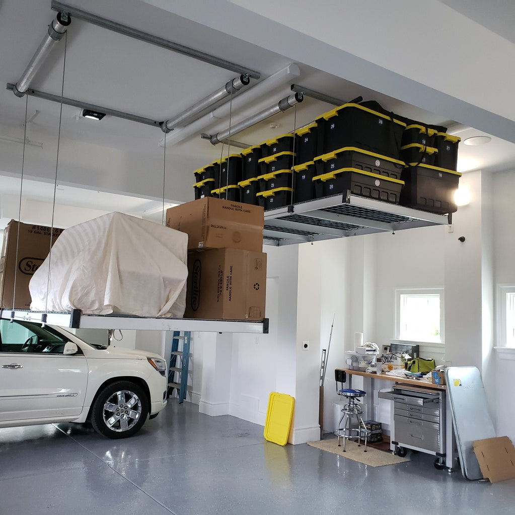 Motorized Garage Storage Platform Auxx Lift Store