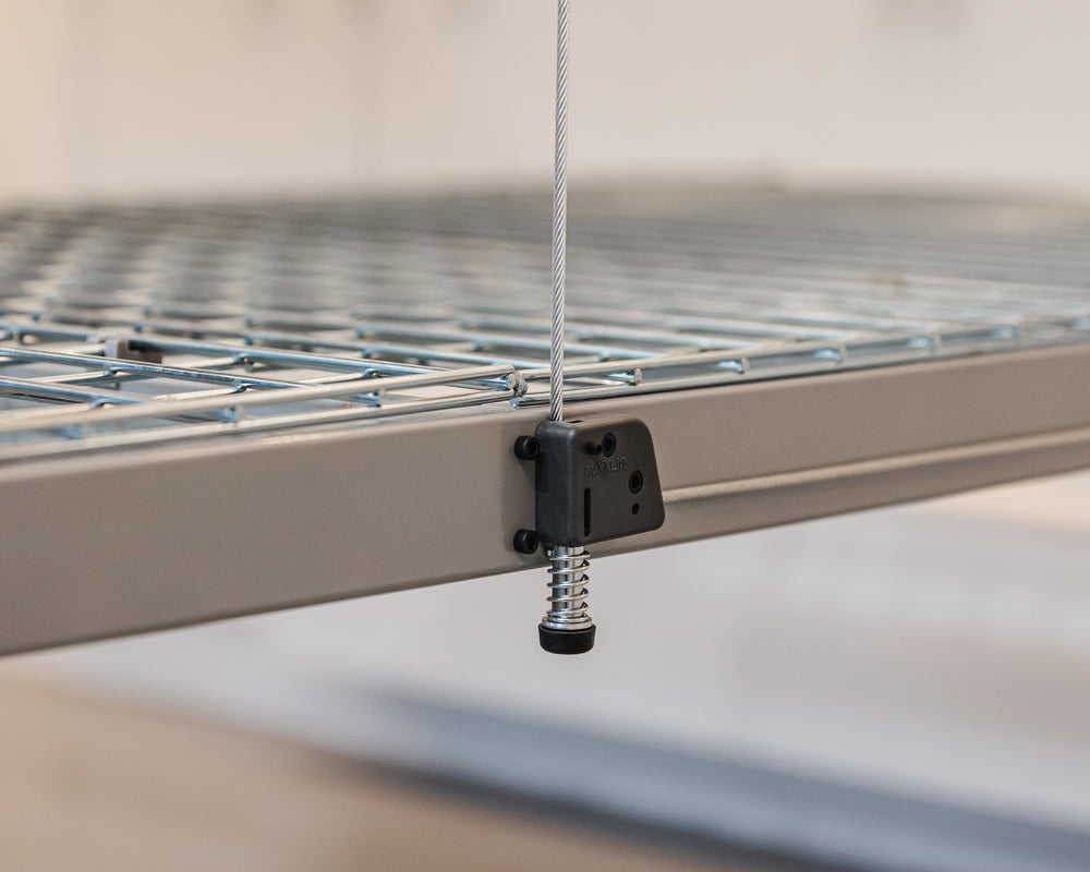 Spring Loaded Racking Stopper Auxx-Lift: Garage Storage Solution and Ceiling Rack – Auxx-Lift Store