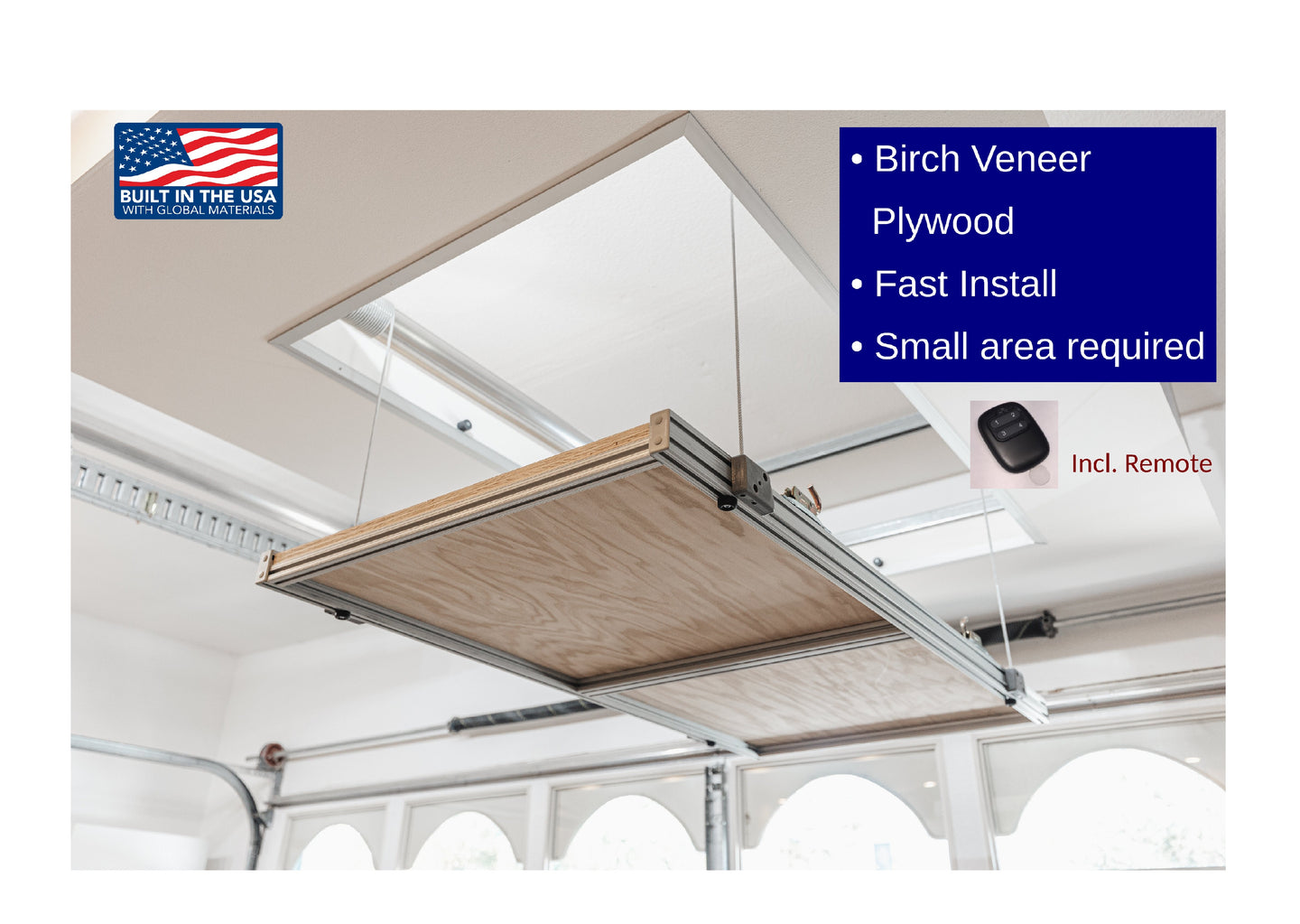 Attic-Lift (incl. seal for a flush ceiling)